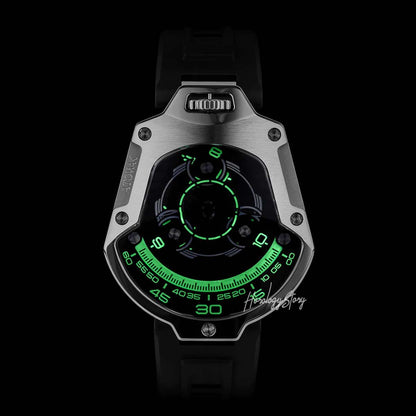 Atowak Spaceship Nebula Silver - Horology Story Youtube Store