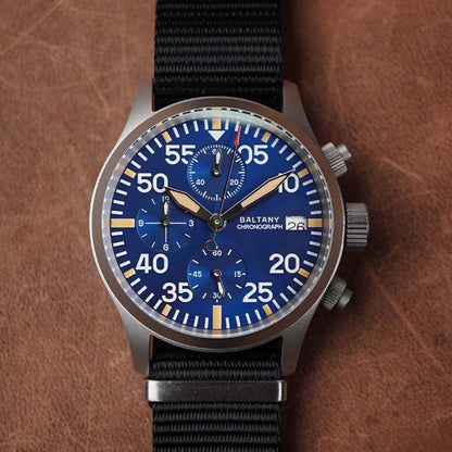 Baltany Military Chronograph S205045 39mm - Horology Story Youtube Store