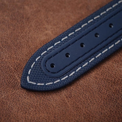 Artem Loop-Less Navy Blue - White Stitching