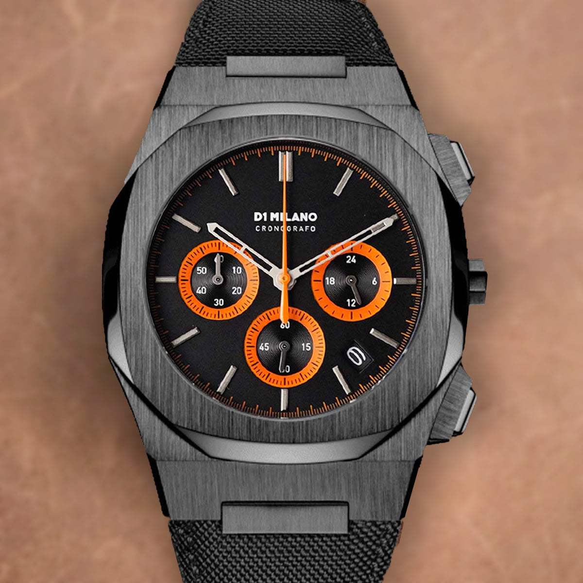 D1 Milano Gear CHNJ01 Chronograph Gun Metal - Horology Story Youtube Store