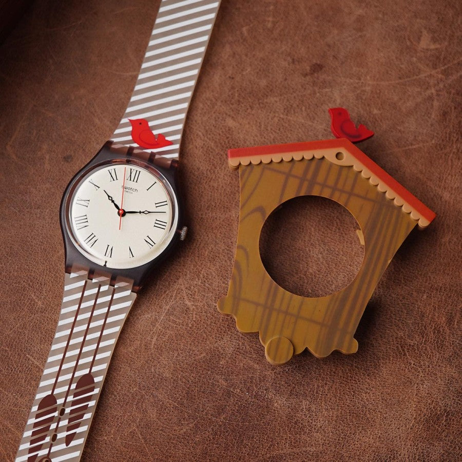 Swatch Uhrly GC116 34mm Beige - Horology Story Youtube Store