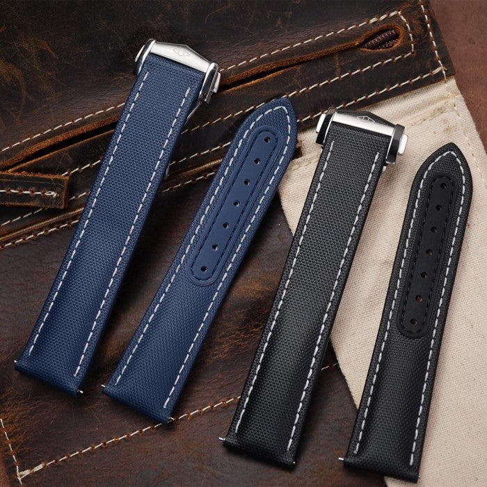 Artem Loop-Less Navy Blue - White Stitching