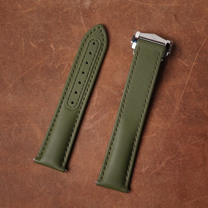 Artem Loop-Less Green - Green Stitching