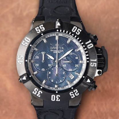 Invicta Subaqua Noma III 22922 Chronograph  MOP Dial - Horology Story Youtube Store