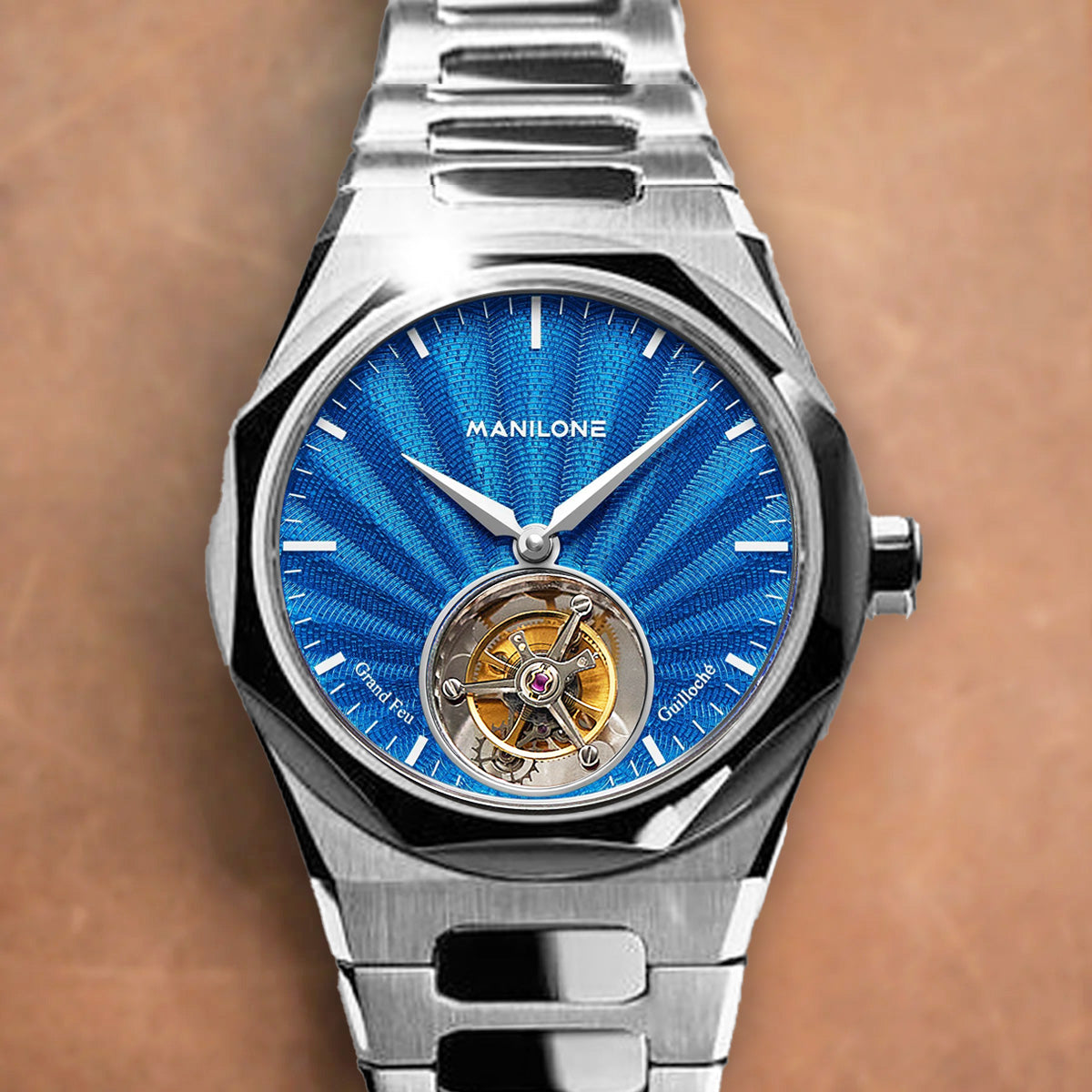 Manilone G2 Azure Guilloché Enamel Dial Tourbillon