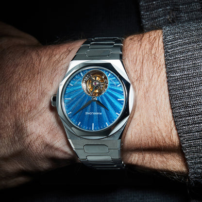 Manilone G2 Azure Guilloché Enamel Dial Tourbillon