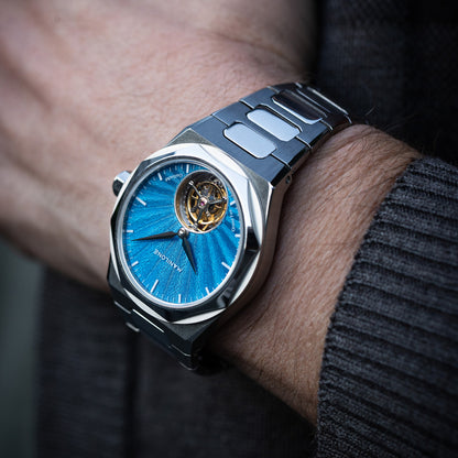 Manilone G2 Azure Guilloché Enamel Dial Tourbillon