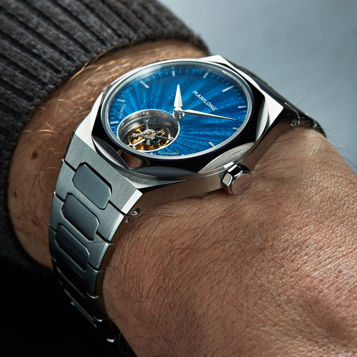 Manilone G2 Azure Guilloché Enamel Dial Tourbillon