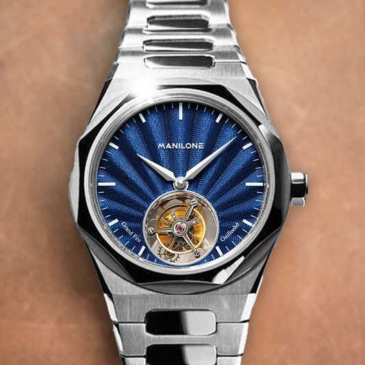 Manilone G2 Ultramarine Guilloché Enamel Dial Tourbillon - Horology Story Youtube Store