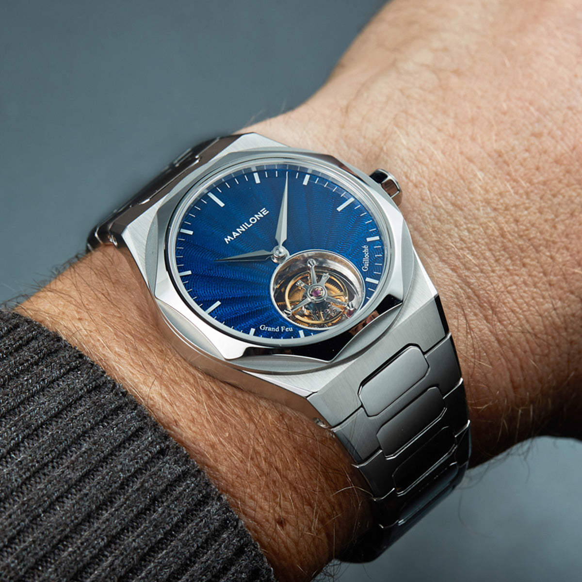Manilone G2 Ultramarine Guilloché Enamel Dial Tourbillon - Horology Story Youtube Store