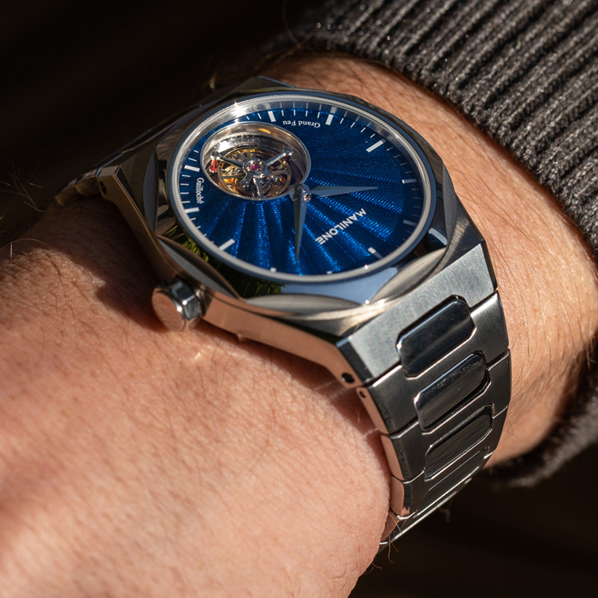 Manilone G2 Ultramarine Guilloché Enamel Dial Tourbillon - Horology Story Youtube Store