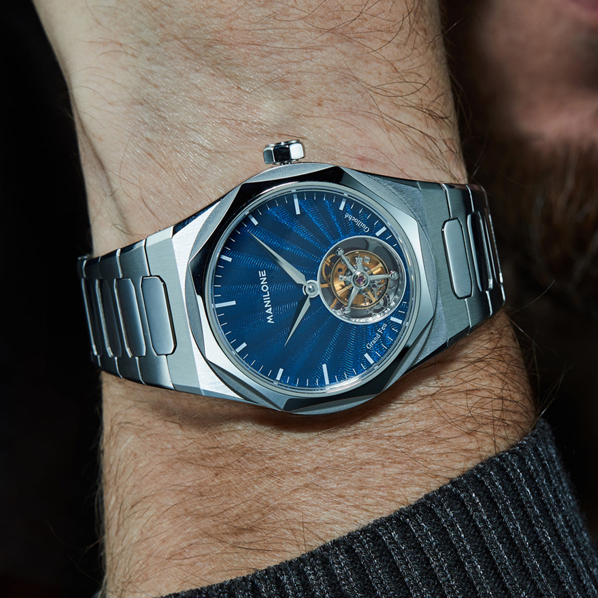Manilone G2 Ultramarine Guilloché Enamel Dial Tourbillon - Horology Story Youtube Store