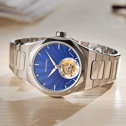 Manilone G2 Ultramarine Guilloché Enamel Dial Tourbillon - Horology Story Youtube Store