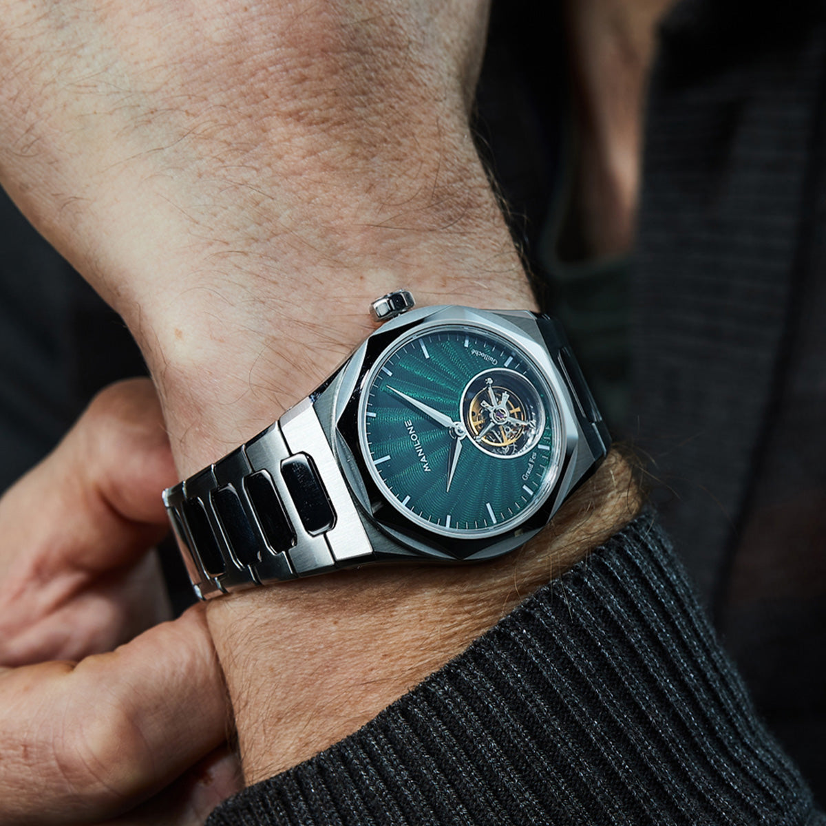 Manilone G2 Forest Guilloché Enamel Dial Tourbillon