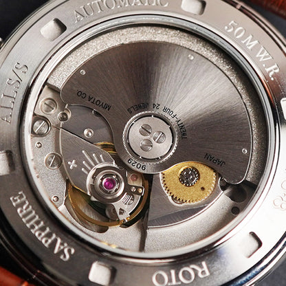Olto-8 Roto Wandering Hour Midnight Black (Upgraded Dial) - Horology Story Youtube Store