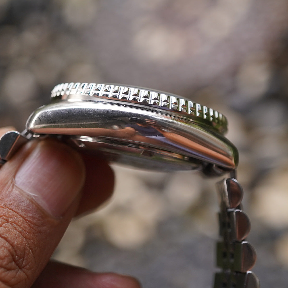 Seiko SKX009 Pepsi Top Hat Sapphire Crystal Mod (Watch Only)