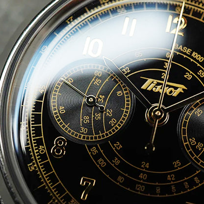 Tissot Heritage Telemeter 1938 Black Dial T142.462.16.052.00 - Horology Story Youtube Store