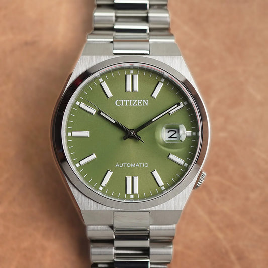 Citizen Tsuyosa NJ0158-89Z X Pantone Peaceful Green Dial - Horology Story Youtube Store