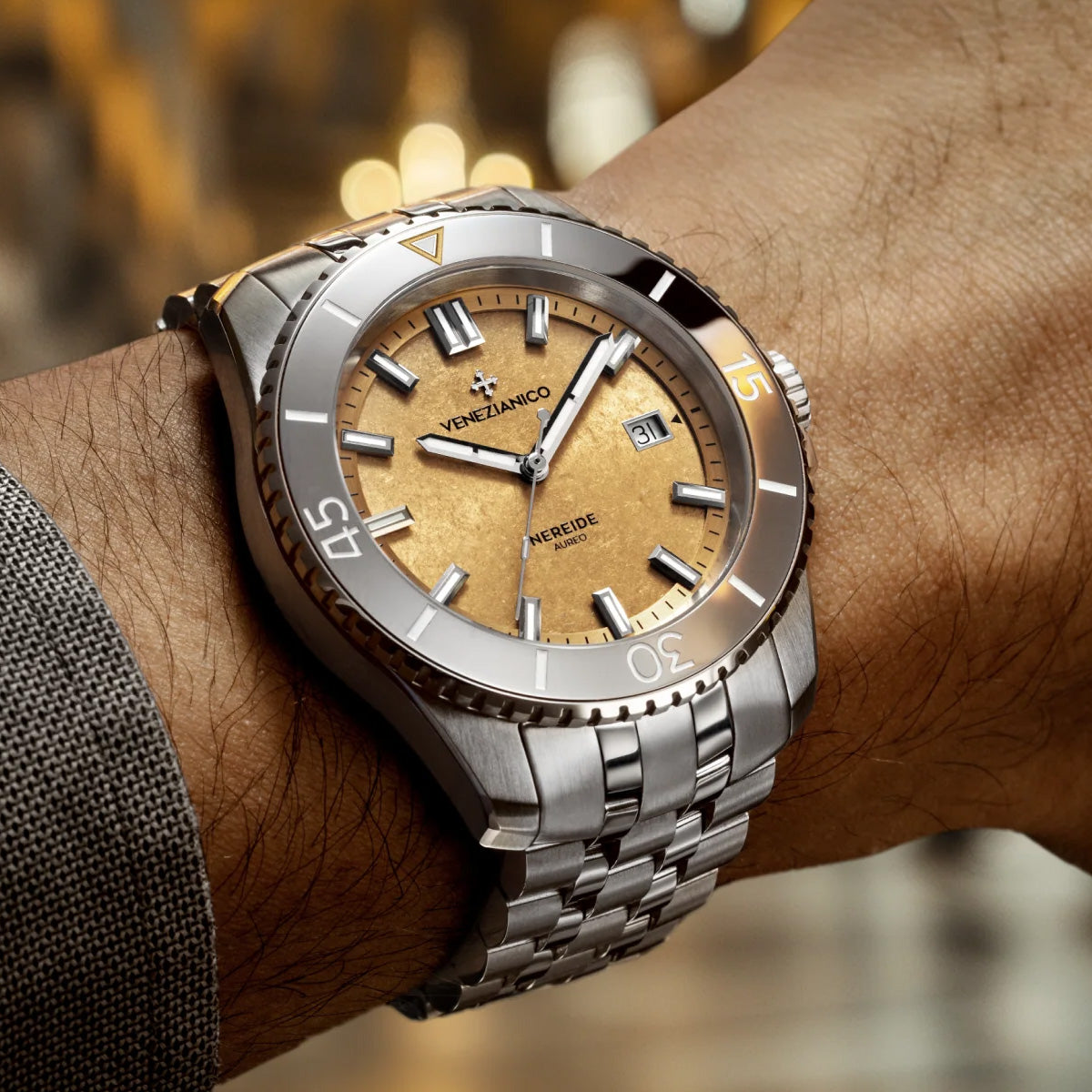 Venezianico Nereide Aureo 42mm 24K Gold Dial LE 500 Pcs