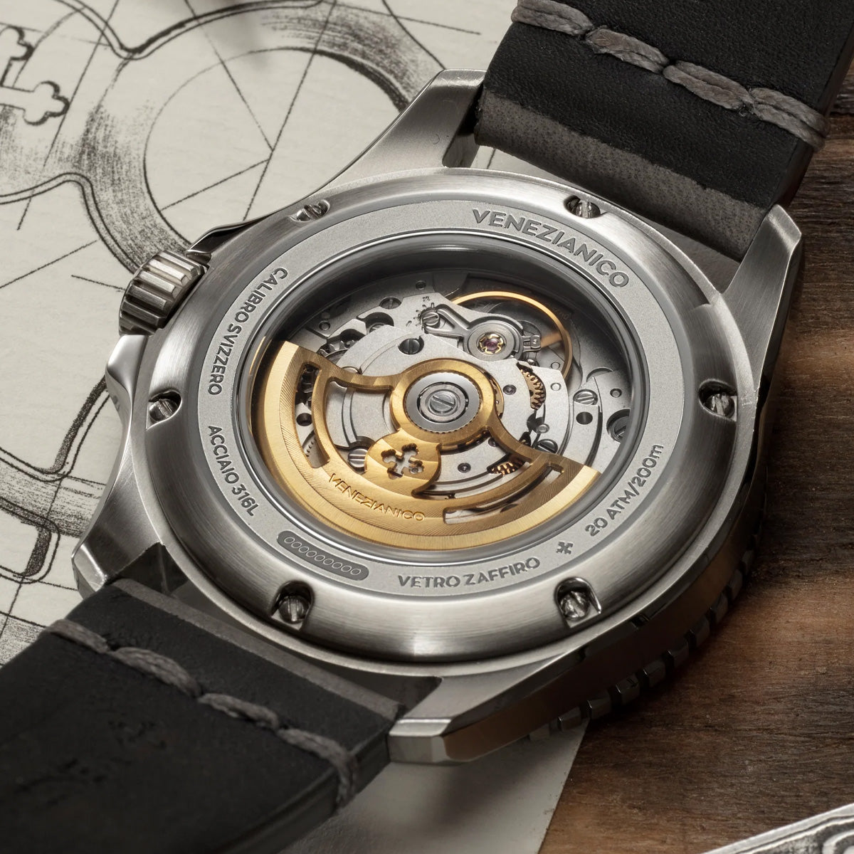 Venezianico Nereide 42mm Damasco - 4521565