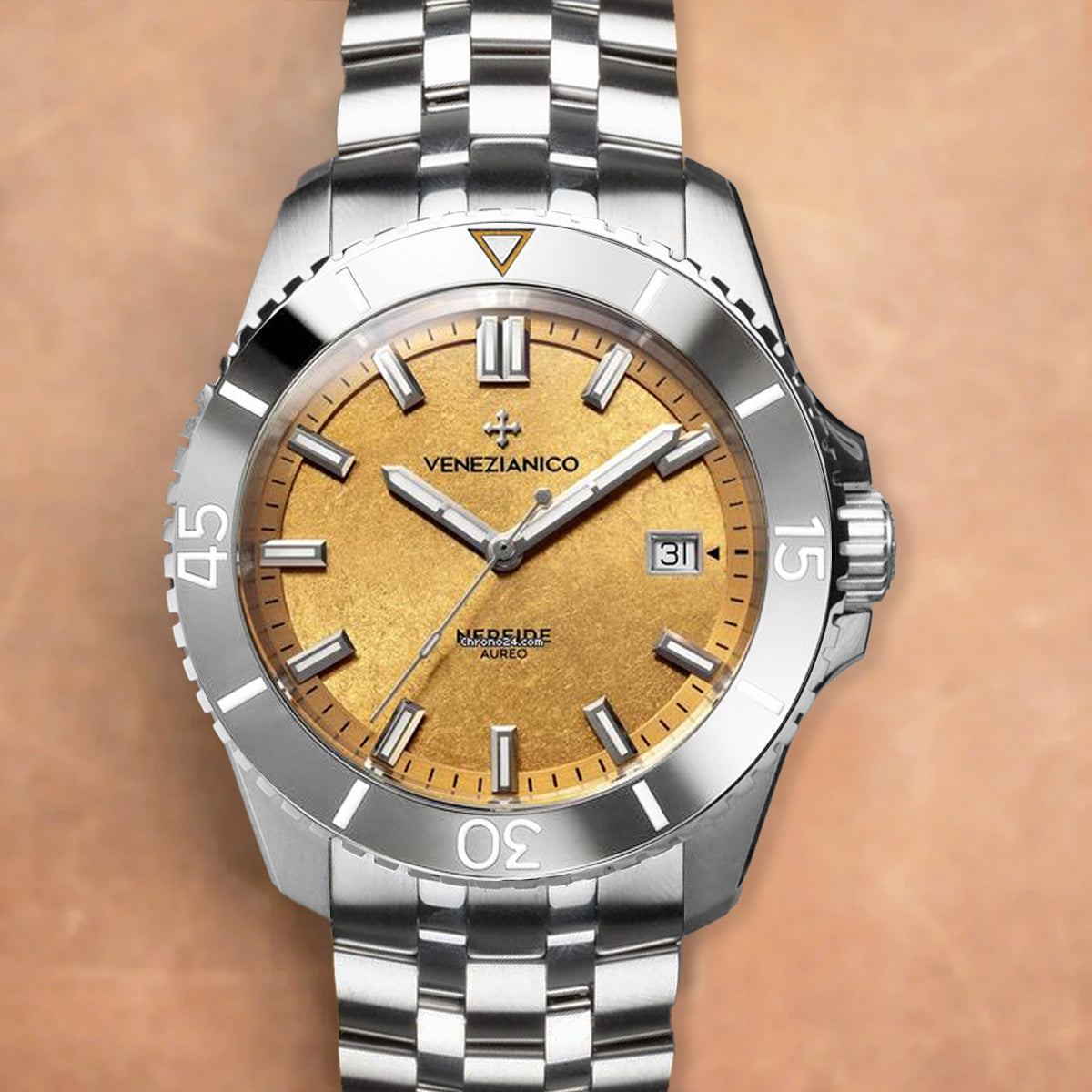 Venezianico Nereide Aureo 42mm 24K Gold Dial LE 500 Pcs