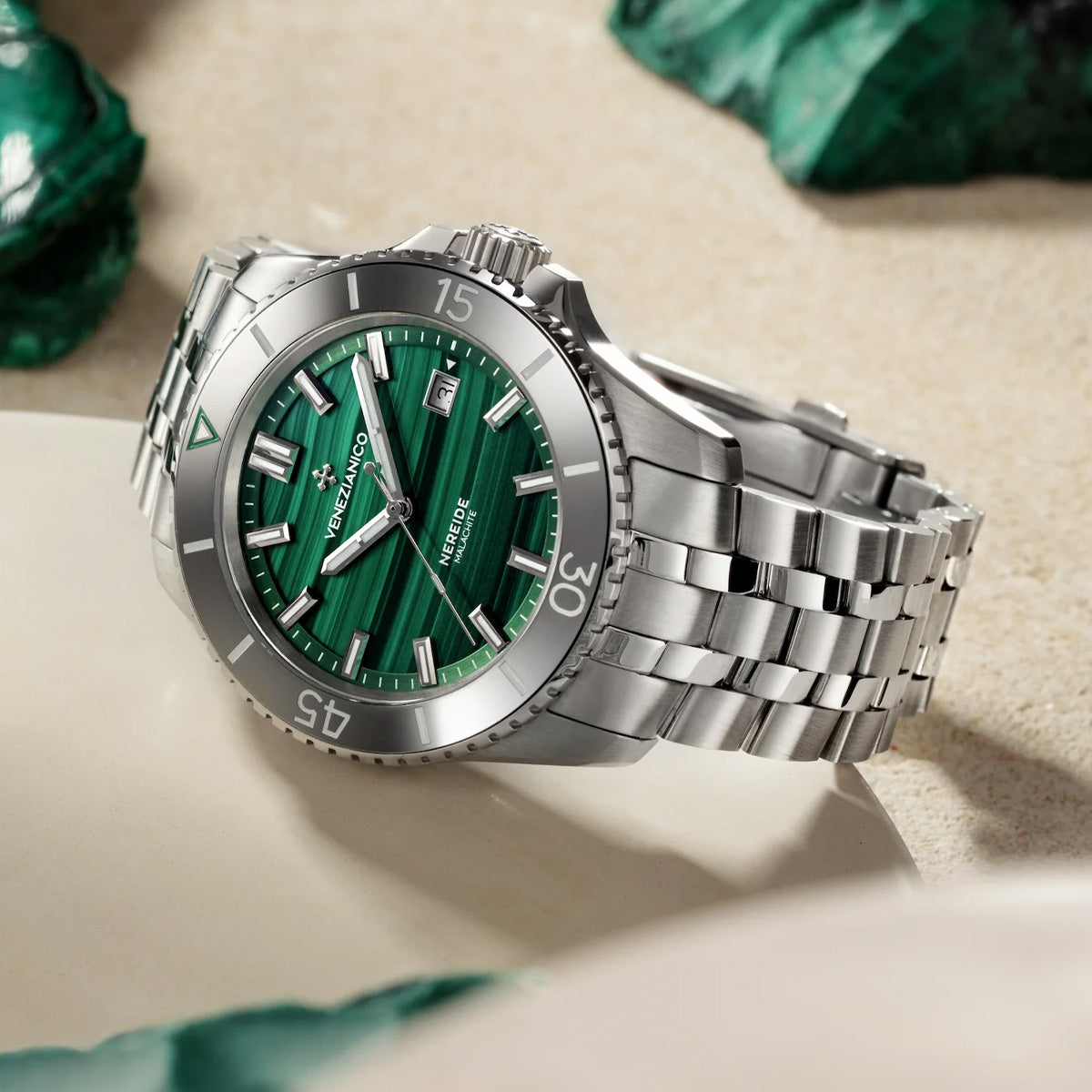 Venezianico Nereide 42mm Malachite - 4521544S