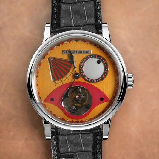 Vager Hauers Clown Tourbillon Gold Dial