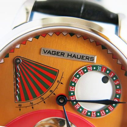 Vager Hauers Clown Tourbillon Gold Dial