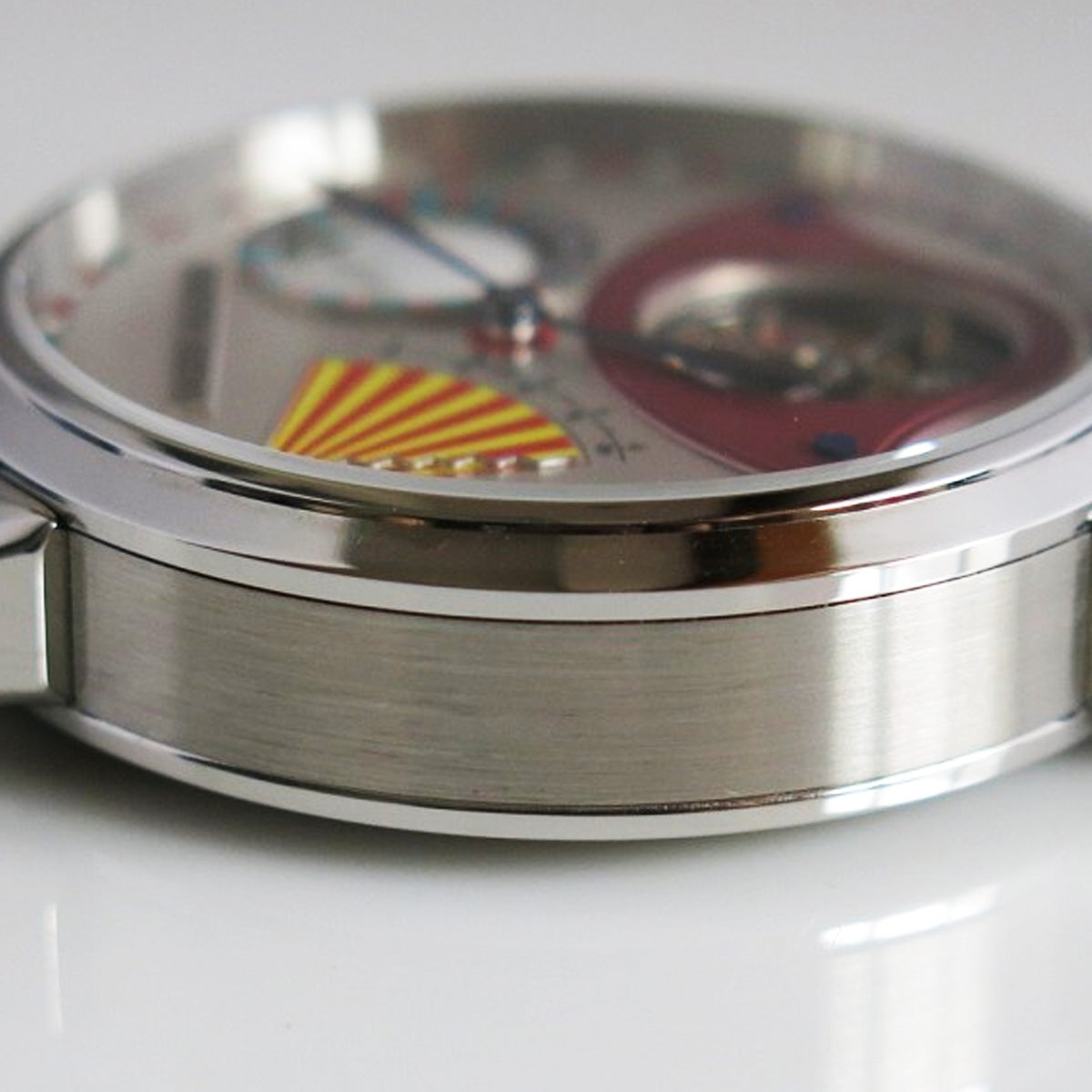 Vager Hauers Clown Tourbillon White Dial