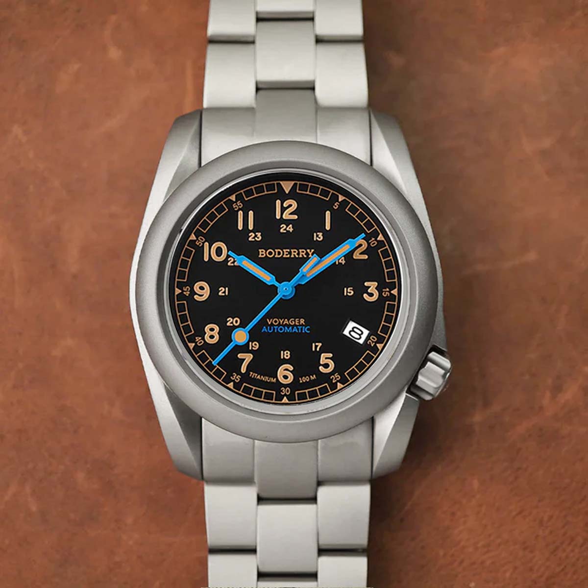 Boderry Voyager Titanium Field 100m Titanium Bracelet - Horology Story Youtube Store