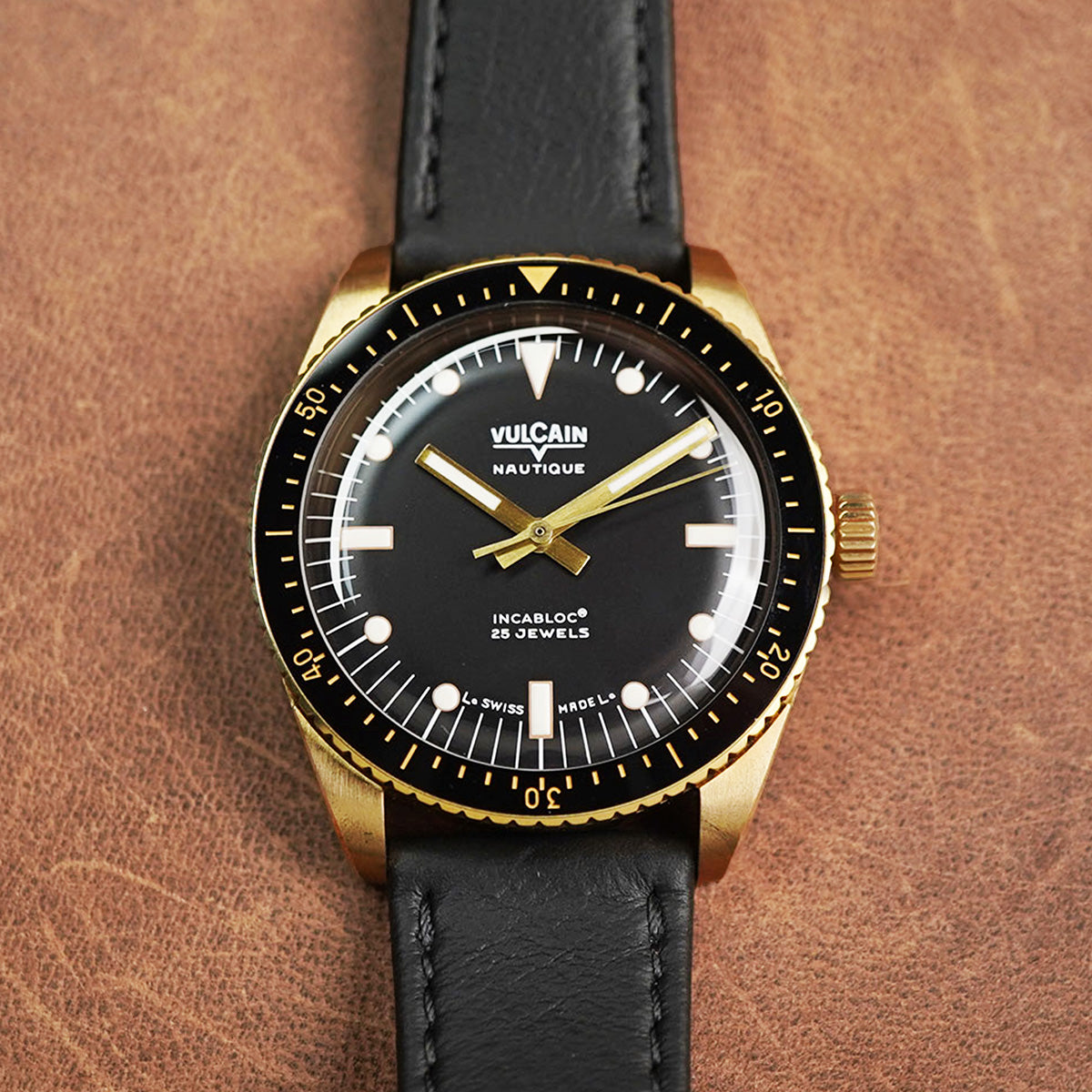 Vulcain Skindiver Bronze Black 662170A07.BNL248 - Horology Story Youtube Store