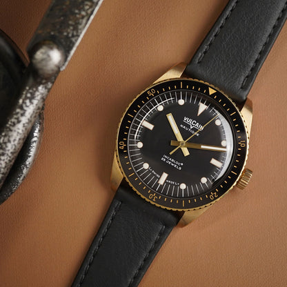 Vulcain Skindiver Bronze Black 662170A07.BNL248 - Horology Story Youtube Store