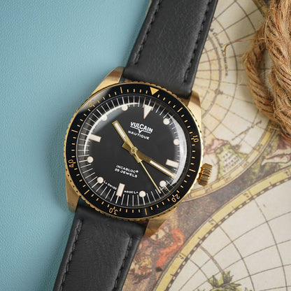 Vulcain Skindiver Bronze Black 662170A07.BNL248 - Horology Story Youtube Store